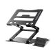 Wozinsky WRS-CPY75DSB Aluminum Laptop and Tablet Stand + Free Smartphone Stand - Black