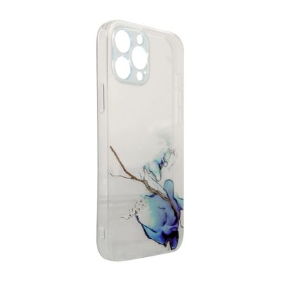 2. Marble Case Cover for Samsung Galaxy A12 5G Gel Cover Marble Blue