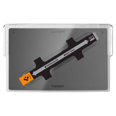 3. Spigen Glas.tR EZ Fit Tempered Glass for Tesla Model X 2022 / Model S 2021 - Black