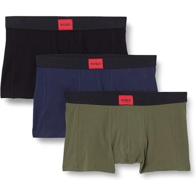 Hugo Trunk 3 Pack Men's Boxer Briefs Cotton Slim Fit Underwear
