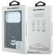 8. Karl Lagerfeld with Ring Stand 360 Choupette Head Pin MagSafe Case for iPhone 18 Pro / 17 Pro - Black