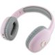 2. Hello Kitty Metal Logo Bluetooth on-ear headphones - pink