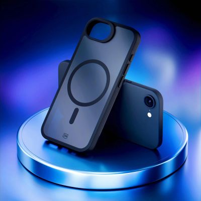 11. 3mk Smoke MagCase for Apple iPhone SE4/16E - Matte Black