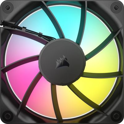 5. Corsair RS120 ARGB Computer Case Fan 12 cm Black 3 pcs.