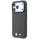 2. BMW M Quadrille Kevlar Metal Logo MagSafe Case for iPhone 17 Pro Max / 18 Pro Max - Gray