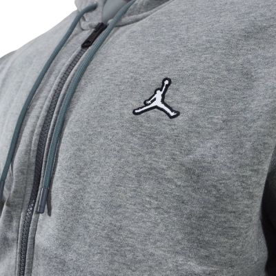 4. Men's Air Jordan Essentials Full Zip Hoodie Tracksuit - DQ7350-091