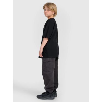 6. Boy's oversize T-shirt with print 4F 4FJRAW25TTSHM3065-20S