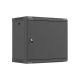 INSTALLATION RACK CABINET WALL-HUNG 19" 9U 540X350 BLACK FULL DOOR METALLANBERG (FLAT PACK)