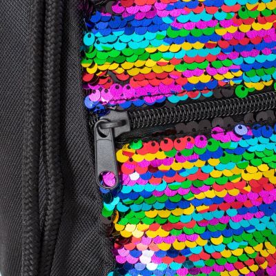 3. PREMIUM DRAWSTRING BAG/BACKPACK WITH PRINT + SEQUINS SEMI LINE
