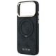6. Guess Ring Stand 360 4G Classic Logo MagSafe Case for iPhone 17 Pro Max / 18 Pro Max - Black