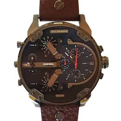 2. Diesel MR. DADDY 2.0 Men's Watch Brown - DZ7314