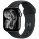 Apple Watch Series 11 GPS + Cellular 46mm Jet Black Aluminum Case with Black Sport Band - S/M