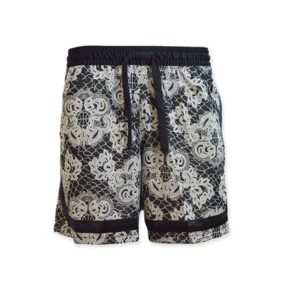 Nike Fly Crossover AOP Shorts Black/Light Bone women's shorts - DC0869-010