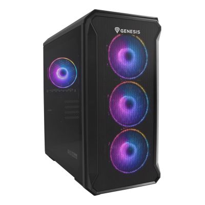 43. NATEC Genesis Irid 503 ARGB NPC-1559 Case (Micro ATX. Mini ITX; Black)