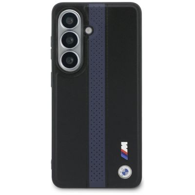 3. BMW Perforated Stripe Logo MagSafe Case for Samsung Galaxy S26 - Blue