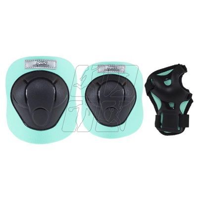 7. Protectors set Nils Extreme black and mint H210 size L