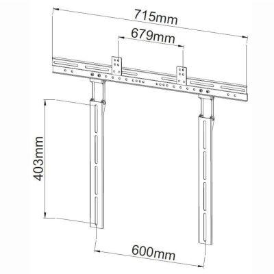 12. Techly ICA-PLB 102S TV Mount Black