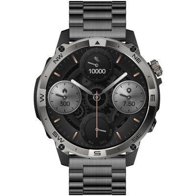 6. Smartwatch Gravity Black Strap + Bracelet GT46-4
