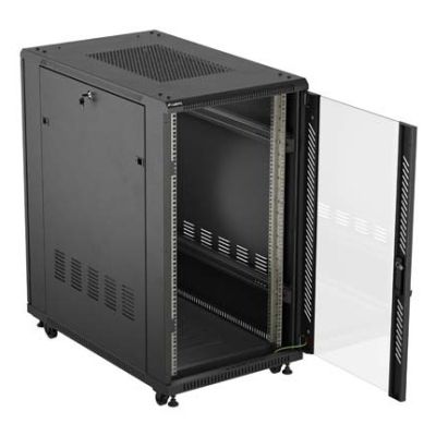 5. Lanberg FF01-6022-12B 22U Rack Freestanding Rack Black