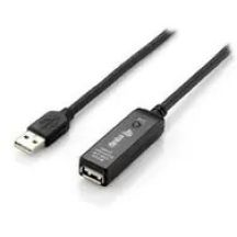 Equip Cable USB-A2.0->A Act. Erweiter. St/Bu 15.00m black