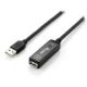 Equip Cable USB-A2.0->A Act. Erweiter. St/Bu 15.00m black