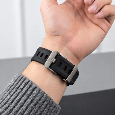5. Tech-Protect Motion Strap for Apple Watch 44 / 45 / 46 / 49 mm - Black