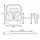 17. AUDIOCORE WIRELESS HEADPHONES, HYBRID ANC, ENC, 6 MICROPHONES, CHARGING CASE, TUYA AC591