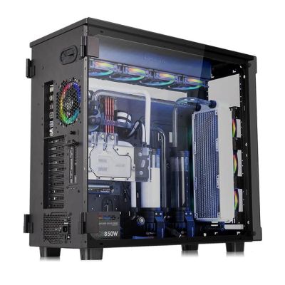 12. Thermaltake View 91 RGB TG CA-1I9-00F1WN-00 Case (ATX, Extended ATX, Micro ATX, Mini ITX, XL-ATX; Black)