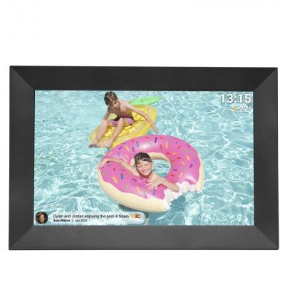 6. Denver PFF-1024BMK2 Digital Photo Frame Black 25.6 cm (10.1") Touchscreen Wi-Fi