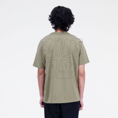 3. New Balance Essentials Reimagined Cott CGN M T-shirt MT31518CGN