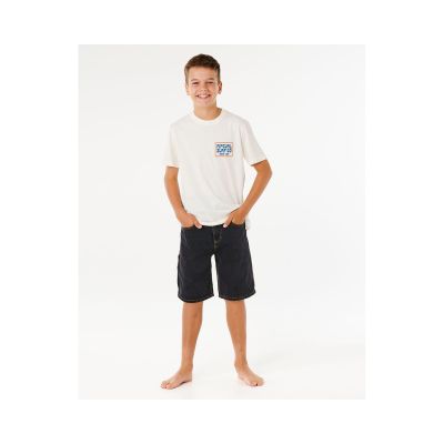 4. RIP CURL Pacific Rinse Sunrise Tee-Boy White