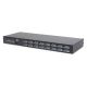 25. Modular KVM console 19'' LCD TFT, 16 VGA ports, touchpad, GE keyboard, black