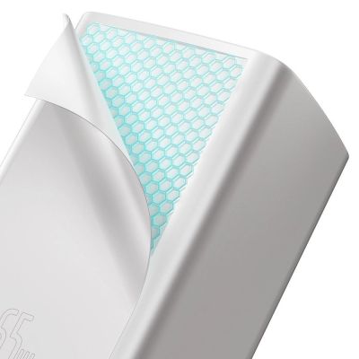 7. Baseus GaN2 Lite fast charger 65W USB / USB Type C Quick Charge 3.0 Power Delivery (gallium nitride) white (CCGAN2L-B02)