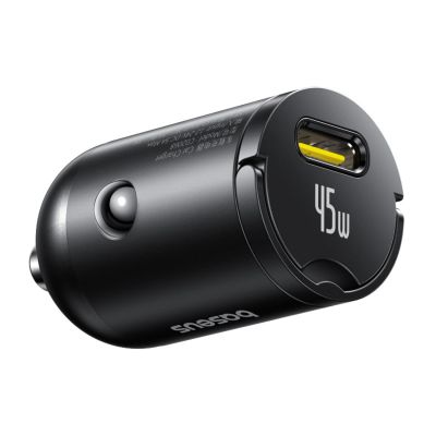 2. Baseus PrimeTrip VP2 45W USB-C Car Charger with 60W USB-C to USB-C 1m Cable - Black