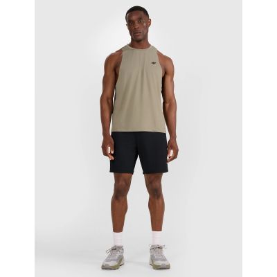 6. Men's quick-drying training tank top 4F 4FWAW25TFSLM554-43S