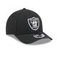 3. New Era 9FORTY NFL Las Vegas Raiders Team M-Crown Black Snapback Cap - 60691819