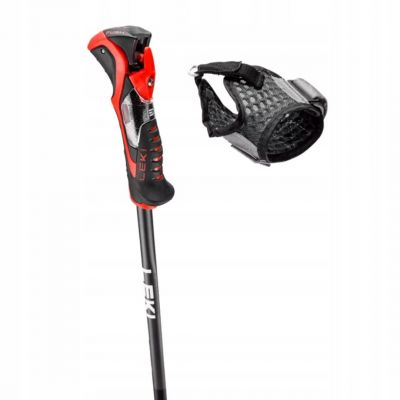 5. LEKI 3D AIRFOIL STICKS black/red 125