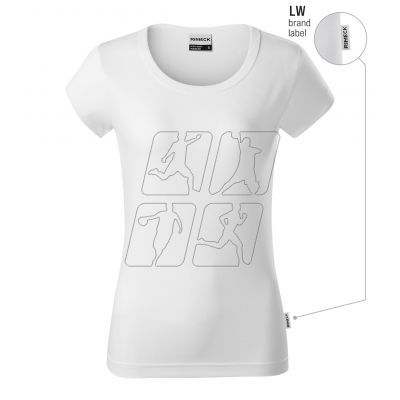 Women's T-shirt Resist heavy (white (brand label))