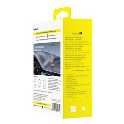 14. Baseus GoTrip DC1 Magnetic Holder Compatible with MagSafe for Windshield/Dashboard - Gold