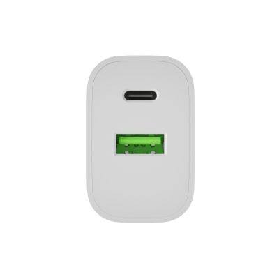 14. NATEC RIBERA WALL CHARGER 1X USB-A + 1X USB-