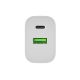14. NATEC RIBERA WALL CHARGER 1X USB-A + 1X USB-