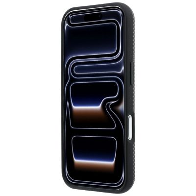5. BMW M Quadrille Kevlar Metal Logo MagSafe Case for iPhone 17 Pro Max / 18 Pro Max - Gray