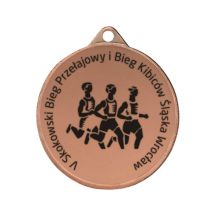 Laser-engraved steel medal – RMI