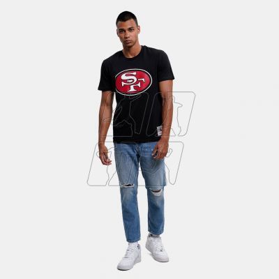 6. Mitchell &amp; Ness NFL Team Logo Tee San Francisco M 49ERSS BMTRINTL1053-SF4BLCK