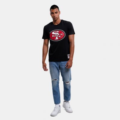 6. Mitchell & Ness NFL Team Logo Tee San Francisco M 49ERSS BMTRINTL1053-SF4BLCK