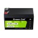 21. GREEN CELL LIFEPO4 CUBE BATTERY 7AH 12V/12.8V 89.6WH LFPGC12V7AH
