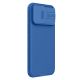 3. Nillkin CamShield Pro Magnetic Case for iPhone 15 Pro Max with Camera Protector - Blue