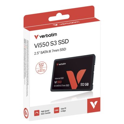 Verbatim VI550 S3 49352 SSD drive (512 GB ; 2.5"; SATA III)