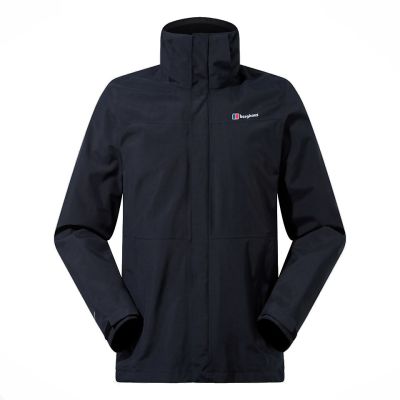 11. Berghaus Hillwalker IA Shell Jacket Size M Black + Berghaus Prism PT HZ Sweatshirt Size M Black
