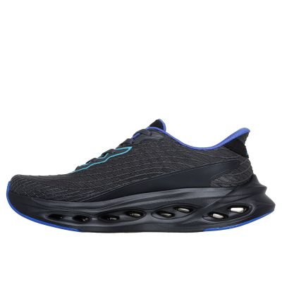 3. Skechers Men's Max Cushioning Glide-Step SAPPHIRE 220425 BKBL Athletic Shoes